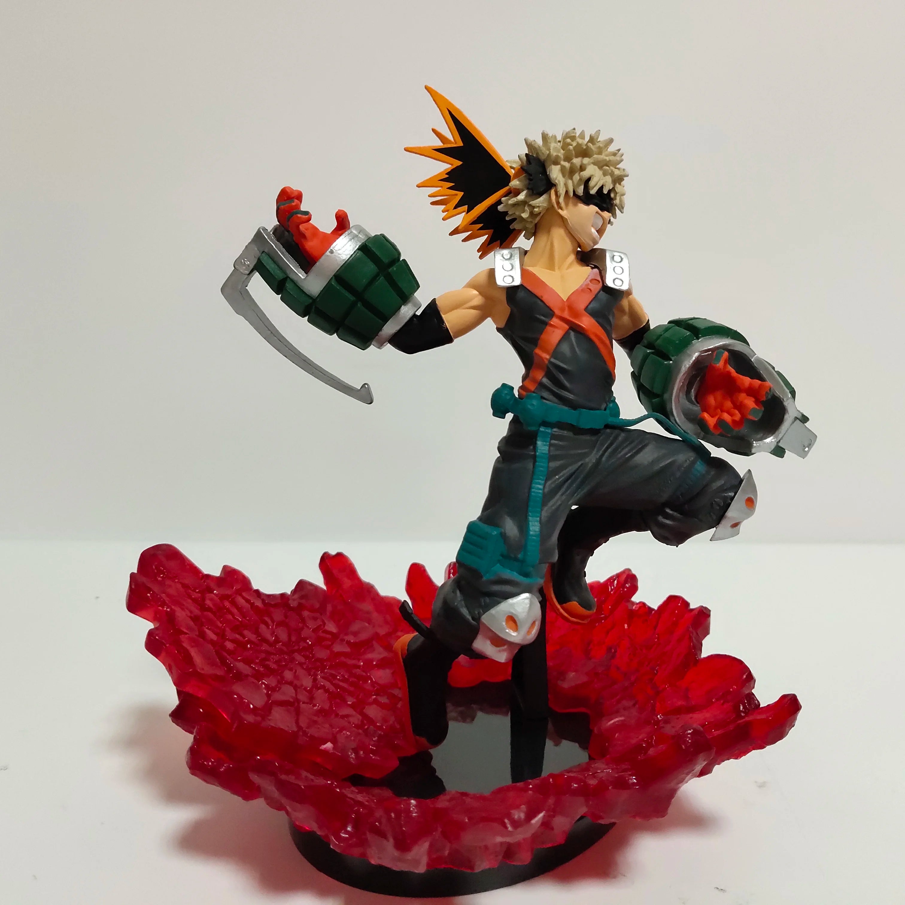 My Hero Academia Anime Midoriya Izuku & Bakugou Katsuki Lamp Led Bulb Action Figures Model Figurine Figure & Base & Lamp DIY