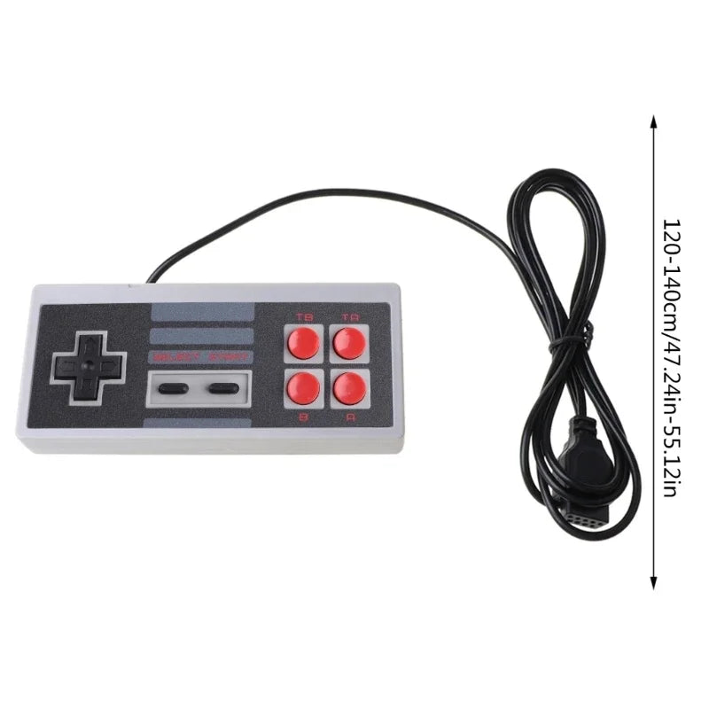 4 Button Controller Gamepad For 8 Bit Retro Video Game Consoles Mini Stick NES Game Wireless Red And White 2.4G Wireless