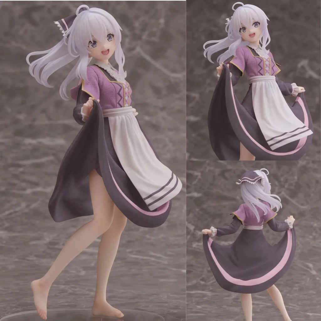 Taito Ilyina Magic Wand Action Figure Baozitou with Sakura Kimono Design Beautiful Young Girl Collectible Jing Pin Garage Toy