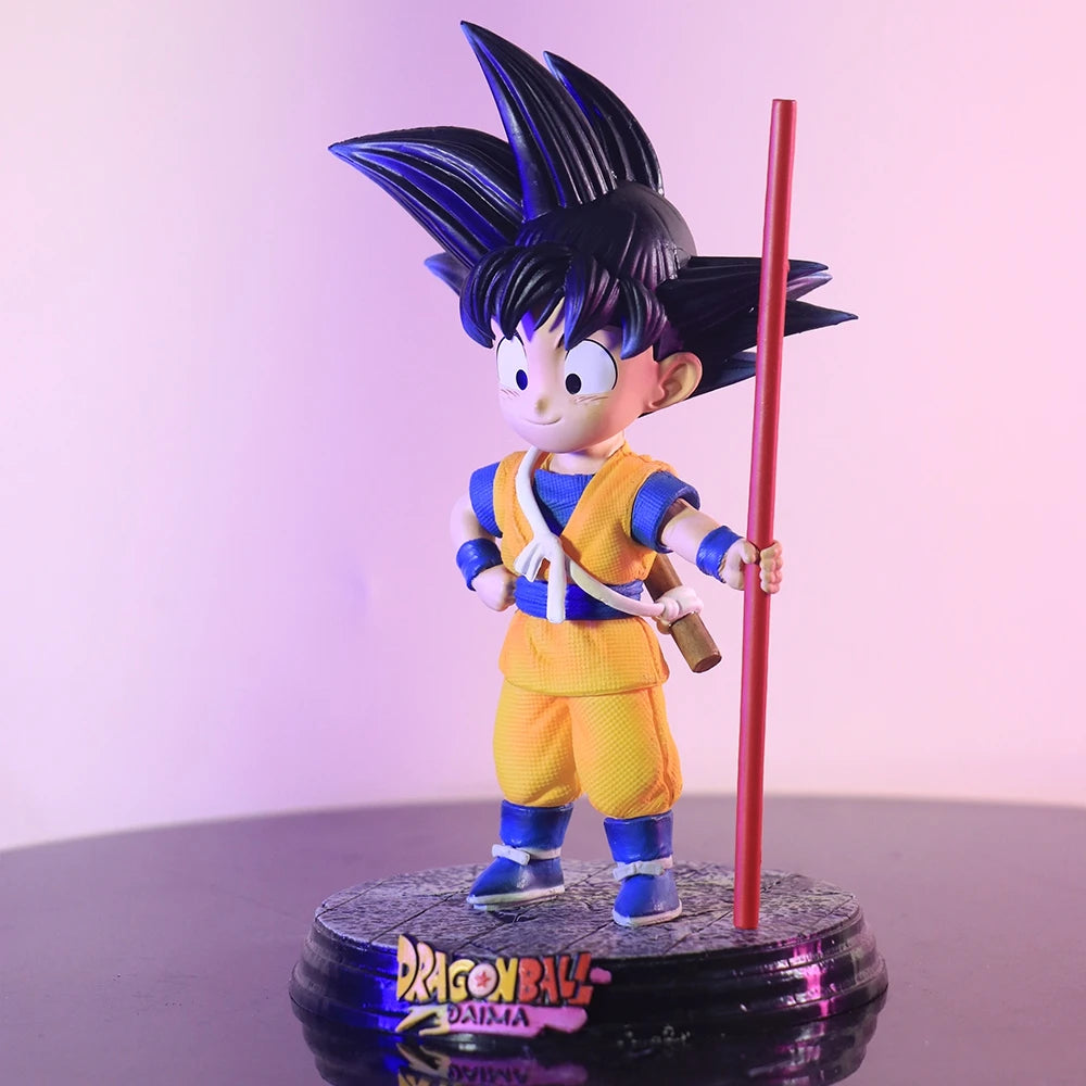 Anime Dragon Ball Action Figures Super Saiyan Cute Son Goku Pvc 18cm Model Toys Holiday Gift