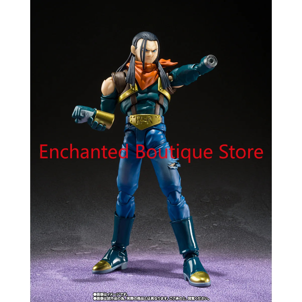 Bandai Original S.H.Figuarts SHF Dragon ball GT Super Android 17 Figure Model Toy