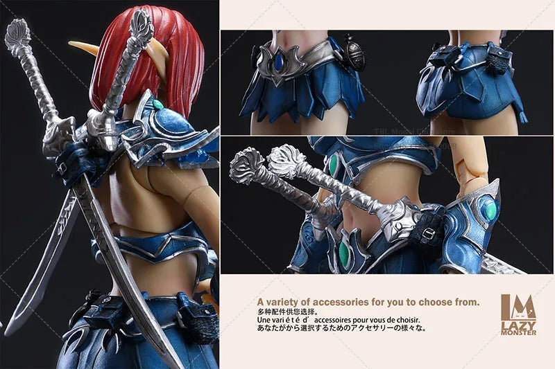 1/12 Scale Collectible Oak Town Fairy Elf Guard Lazy Monster Studio2024 6Inch Pale/Suntan Skin Female Action Figure Full Set Mod