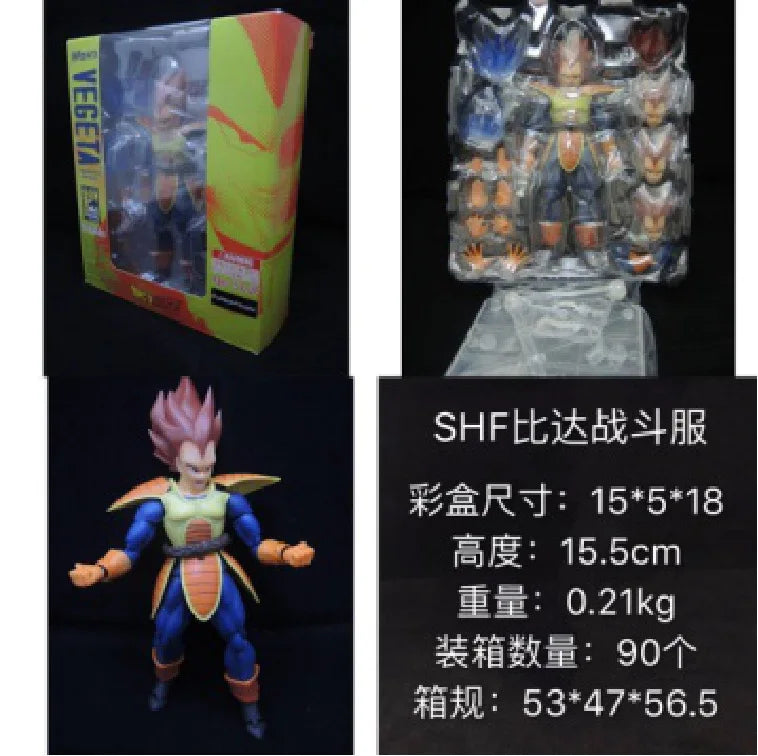 Bandai Dragon Ball Z Son Goku Figure SHF S.H.Figuarts Goku War Damage Super Saiya Anime Action Figures Model Toys Birthday Gift