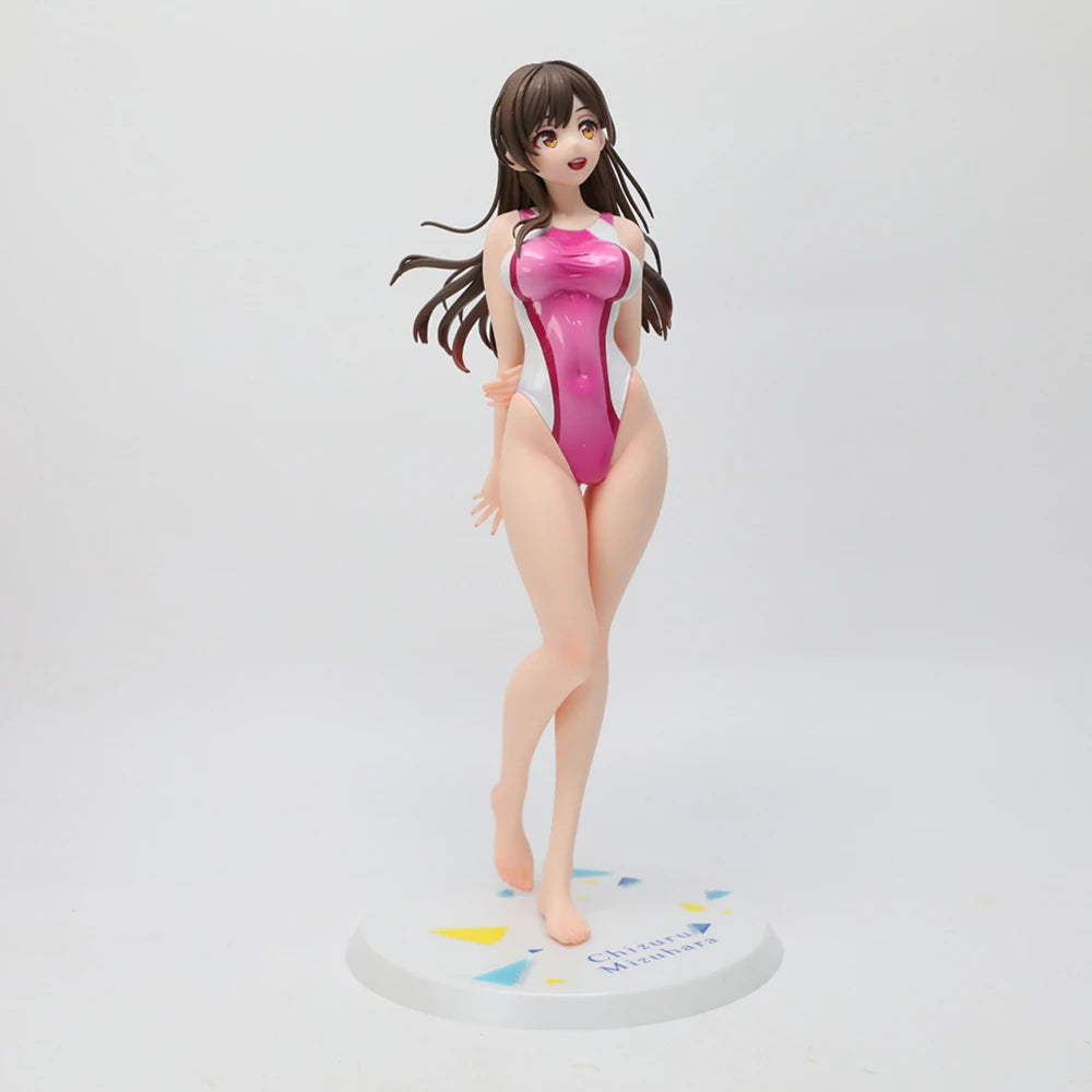 25cm Anime Hobby JAPAN Ichinose Mizuhara Chizuru 1/7 PVC Action Figure Sammlung Modell Spielzeug Geschenk