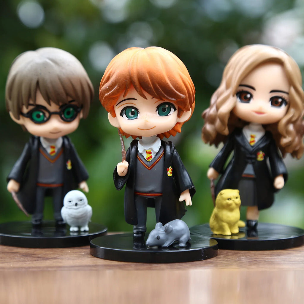 10cm Original Q Posket  Series Version Role Draco Malfoy Hermione Action Figure Anime Collectible Kids Doll