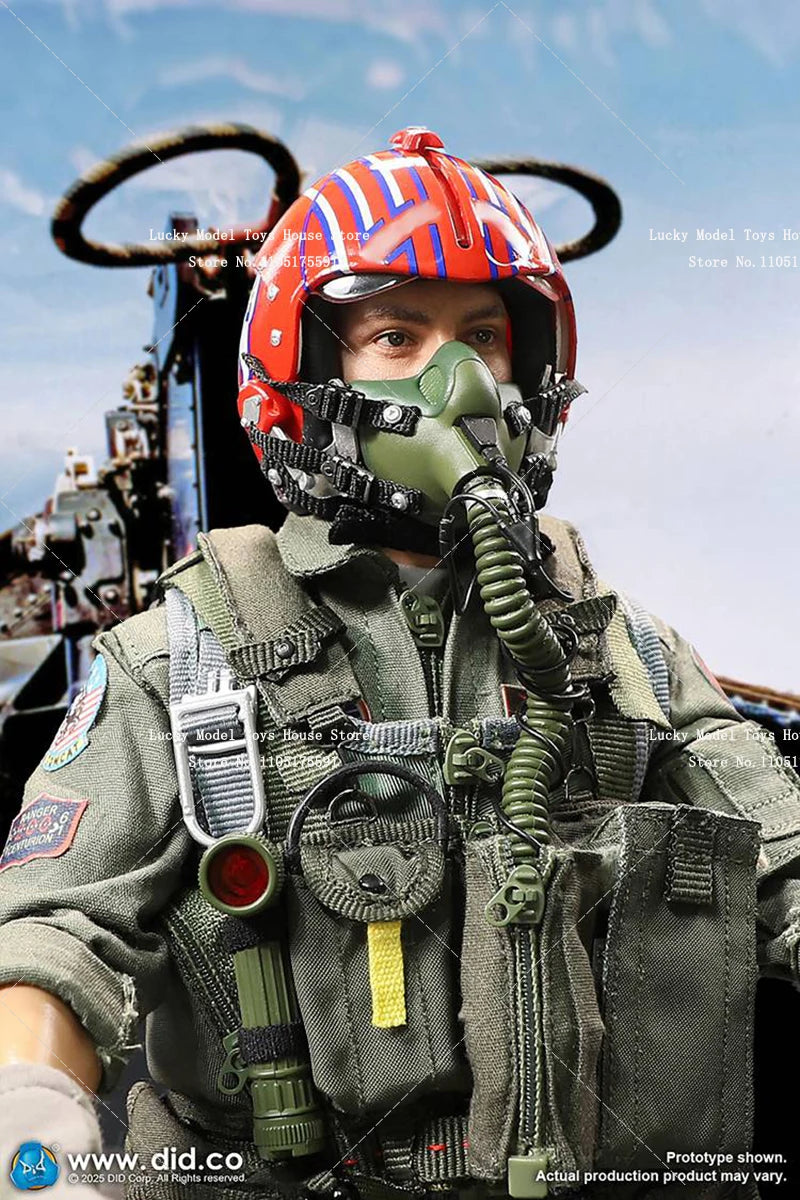DID MA80182 1/6 TOM&Nick US Navy Fighter F14 Pilot Military Action Figure Toys Delicate 12inch Man Soldier Model Collection