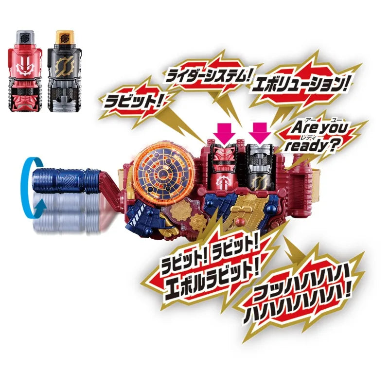 Bandai Genuine Kamen Rider Build DX Evol X Energy Bottle Driver Set Anime Action Figure Collectible Model Toys Gift Children