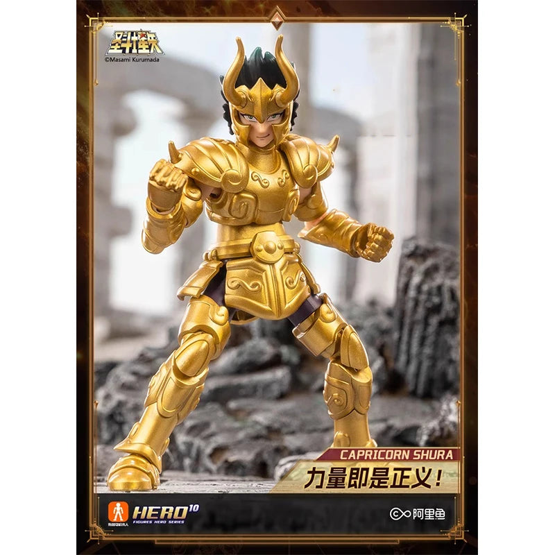 Blokees Saint Seiya Galaxy Version 1-2 Gold Cloth Aiolos Shura Ikki Shun Camus Hoyoga Dohko Milo Shiryu Movable Model Figures