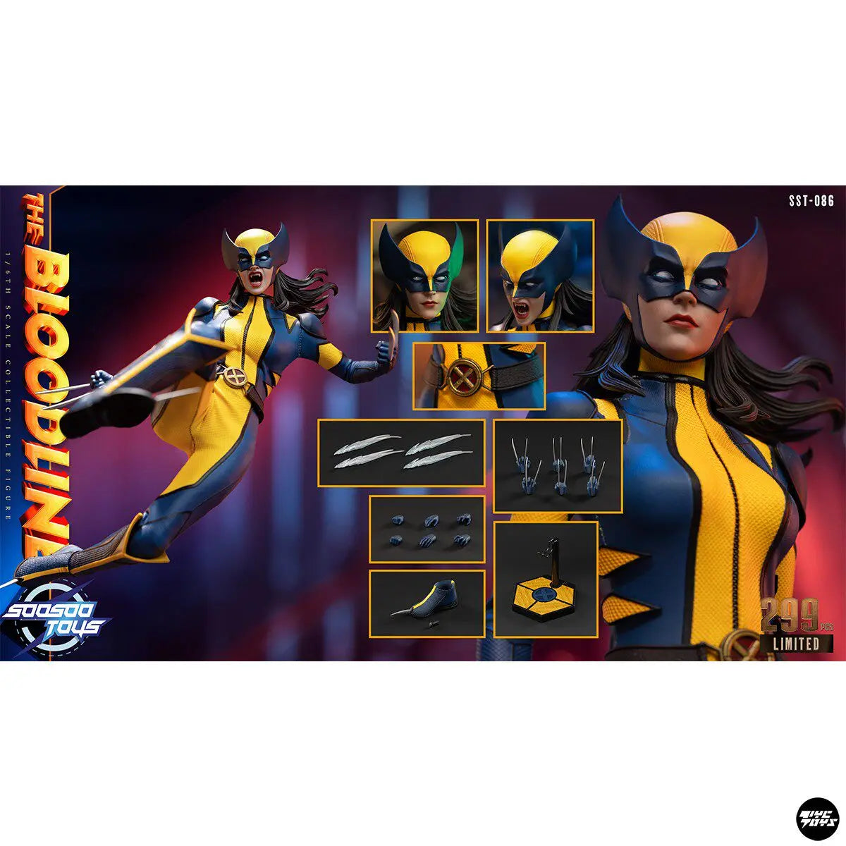 Pre-Order SOOSOOTOYS SST-086 Female Wolverine Wolf Girl 1/6 Scale Action Figure Military Figure Anime Model Trendy Toys  Doll