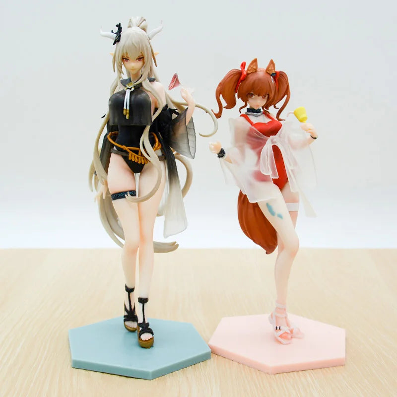 Arknights Logos Anime Game Figure Civilight Eterna/Wiš'adel Action Figure Lappland/Amiya/Texas Figure Collectible Model Doll Toy