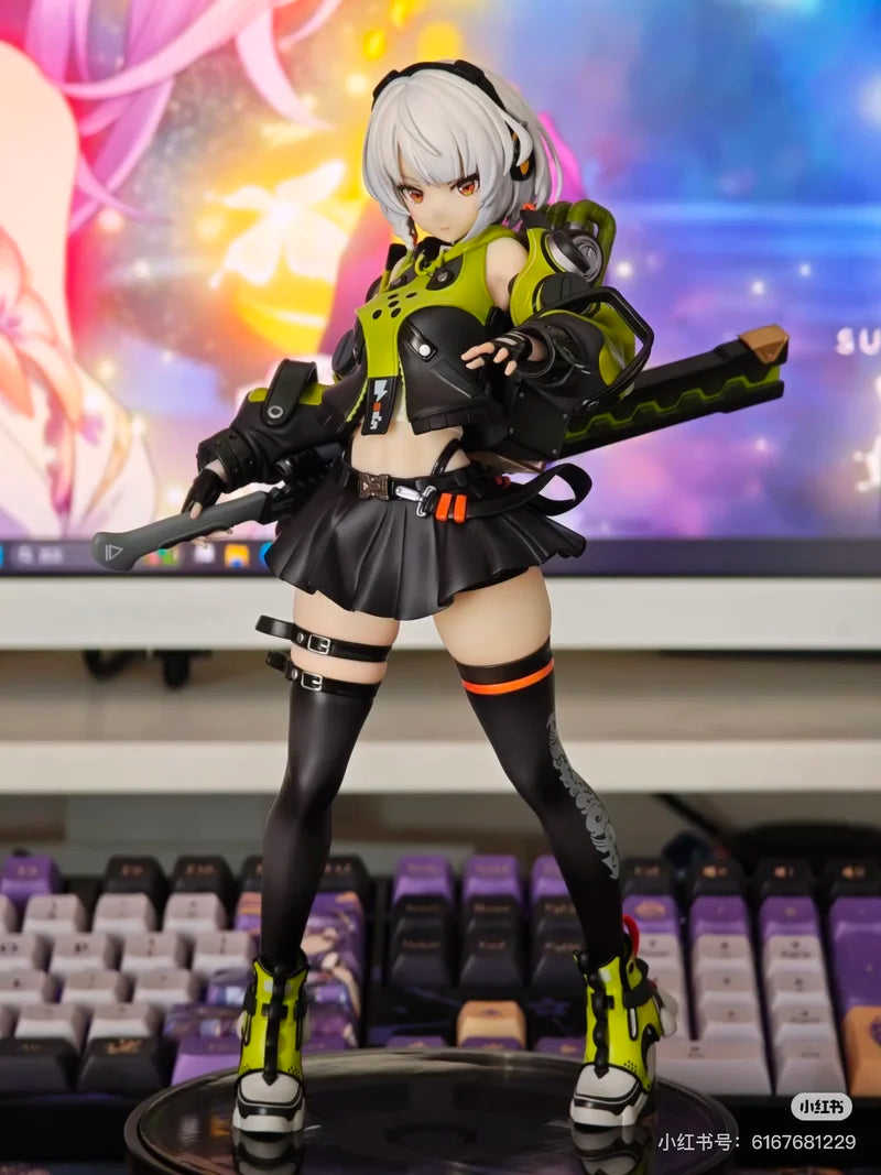 Zzz 1/7 Zenless Zone Zero Anime-Figur – Anby Demara Cunning Hares, Sammlerpuppe, Statuette, Ornament für Fans, Weihnachtsgeschenk