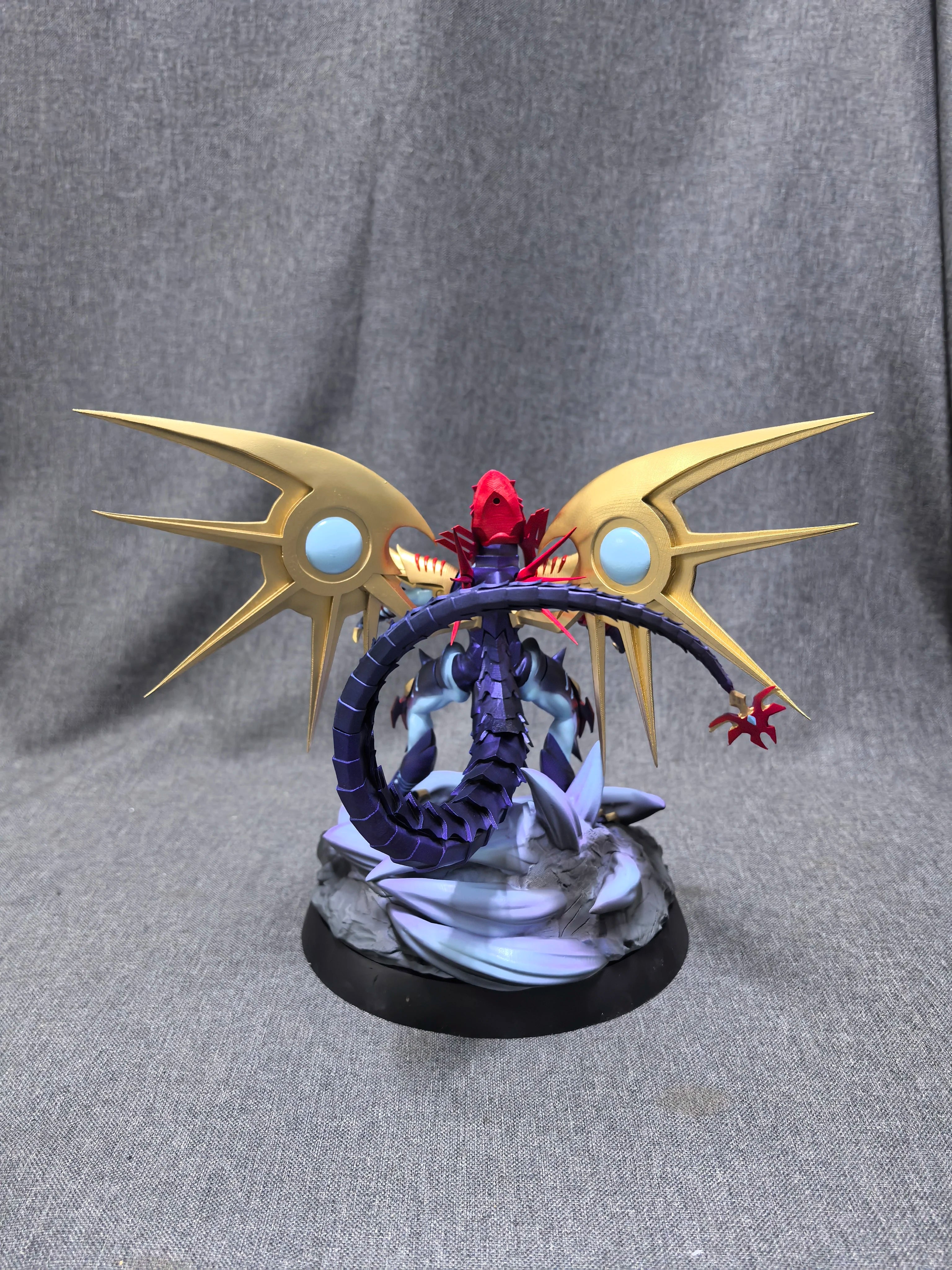 25cm Galaxy Eyes Cipher Dragon Figure Yu Gi Oh ZEXAL Anime Figures Collectible Desktop Ornament Decorations Best Gifts for Boys