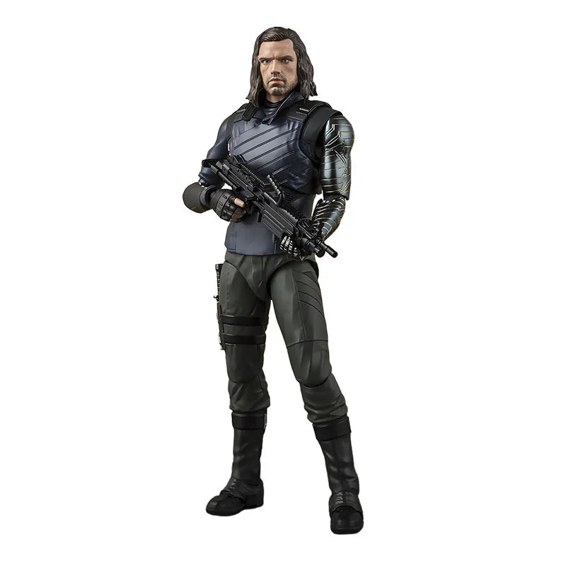 BANDAI Original S.H.Figuarts Avengers:Infinity War Falcon & Winter Soldier America Anime Action Figures Toys for Boys Christmas