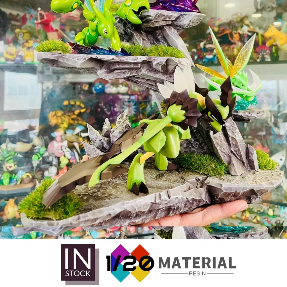 [In Stock]1/20 Resin Scale World [MEGAZZ] - Scyther & Scizor & Mega Scizor & Kleavor [Split RE-MENT]