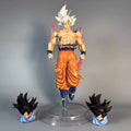 35CM Dragon Ball Figur Son Goku Kakarotto Bejita Yonsei Drei Köpfe Anime Figuren PVC Statue Modell Action Figur Geschenk Spielzeug