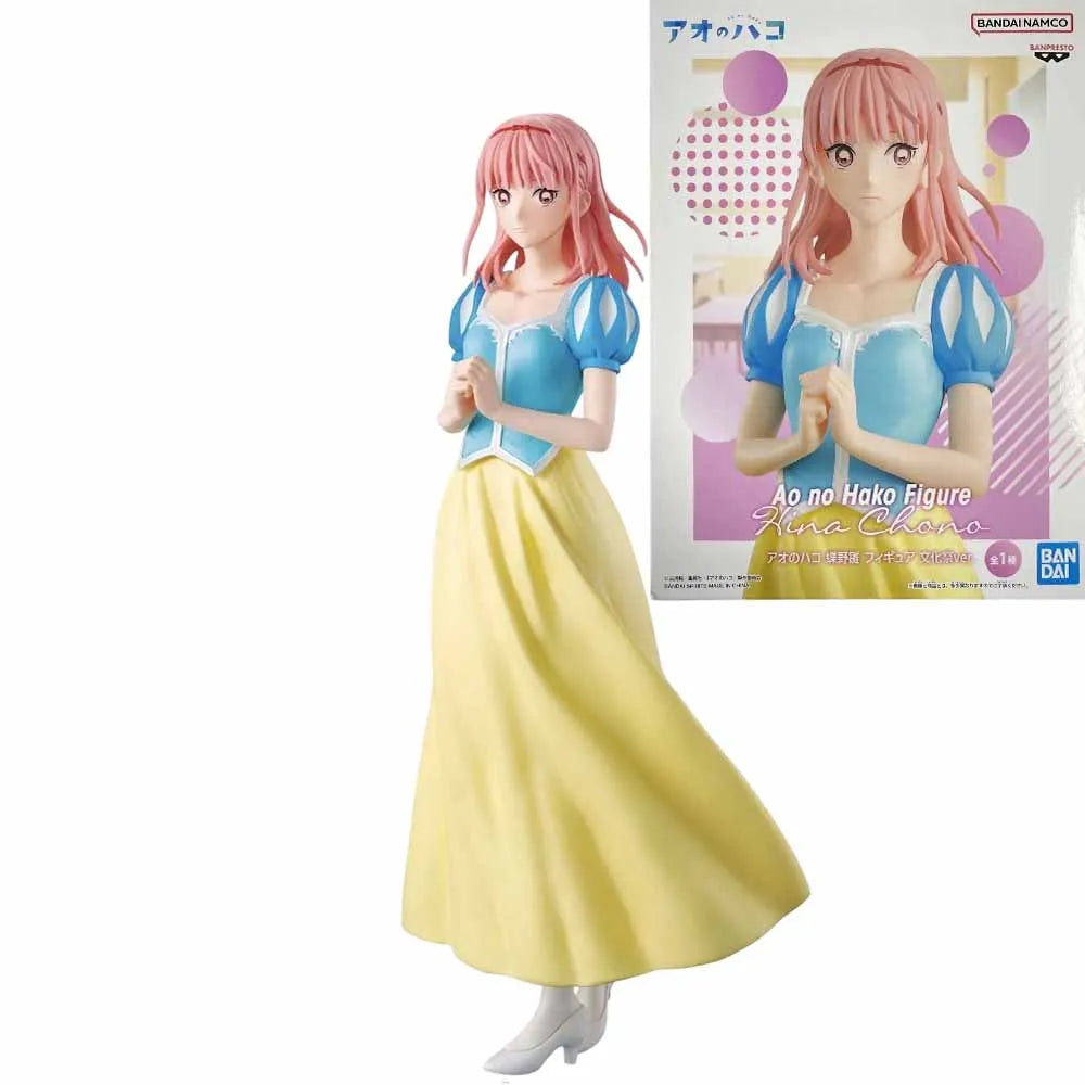 Original BANDAI BANPRESTO Ao no Hako Culture Festival Ver Chono Hina Kano Chinatsu 23cm PVC Genuine Figure Model Toy Gift