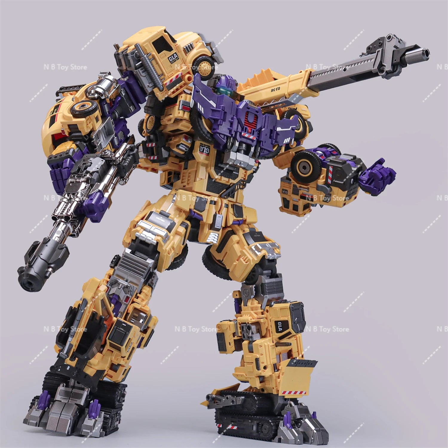 [In Stock] GLA-01-06Y Giant Invasion Mecha Yellow Legion Devastator Scrapper Mixmaster Hook Scavenger Bonecrusher
