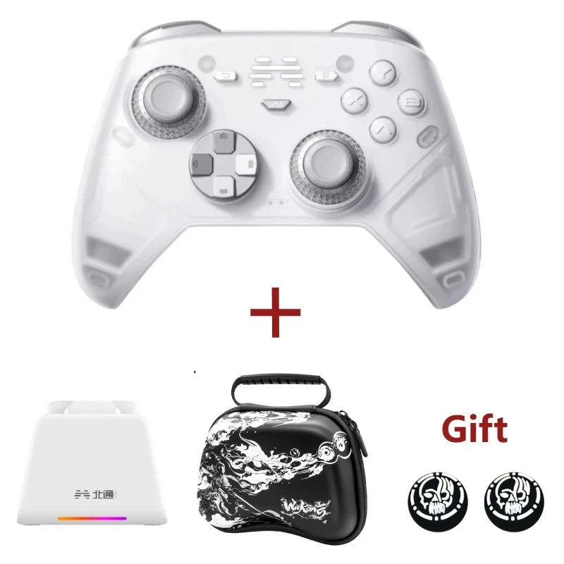 BEITONG KP70 Capacitive Joystick Gamepad for PC Steam Android iOS Switch1/2 Haptic Vibration Wireless Bluetooth Game Controller