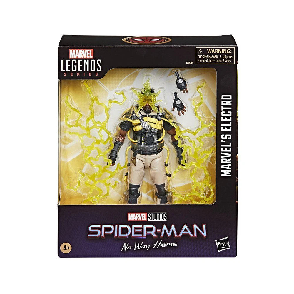 Marvel Legends Spiderman Movie No Way Home Electro Exclusive 6" Action Figure