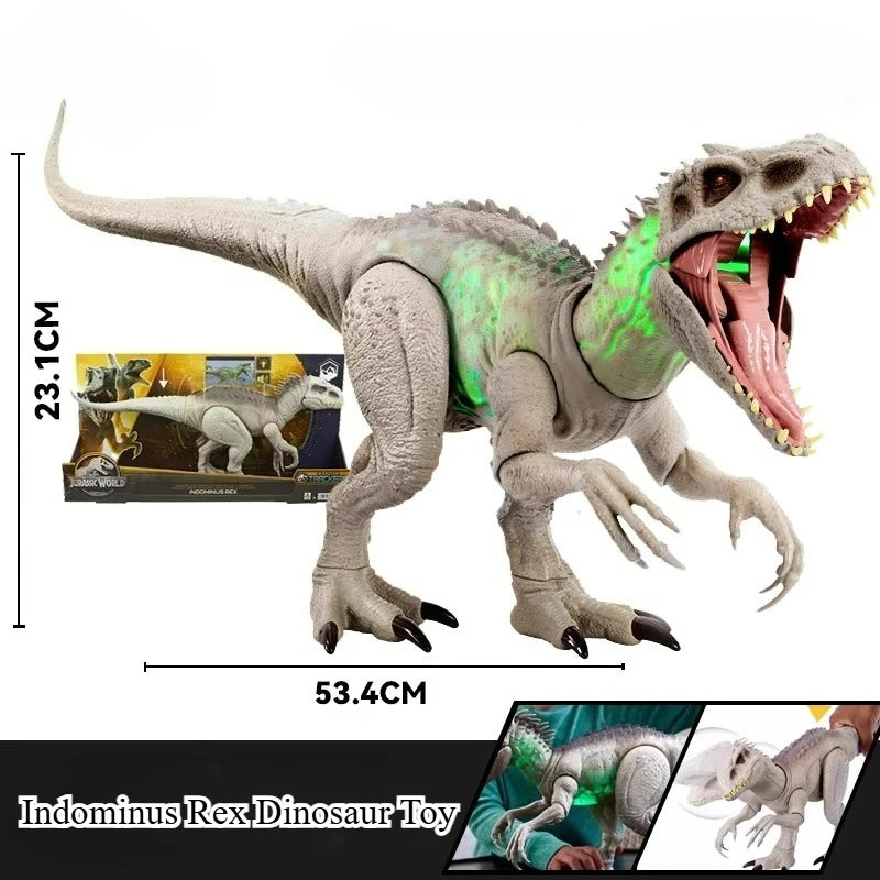 Jurassic World Indominus Rex Dinosaur Toy with Lights, Sounds & Motion, Camouflage 'n Battle I-Rex Jurassic Park Dinosaurs Toys