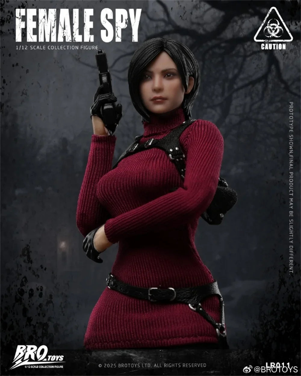 BROTOYS LR011 1/12 Classic Adventure Game Characters Female Spy Ada Wong Full Set For 6inches Action Figure Model Toys