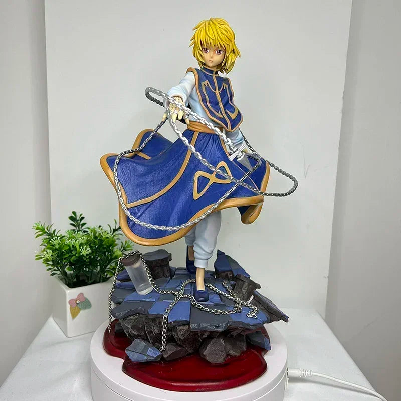 22cm Hunter x Hunter Anime Figure Killua Zoldyck Action Figure Gon Freecss/Hisoka/Alluka Zoldyck Figurine Model Doll Toys Gifts