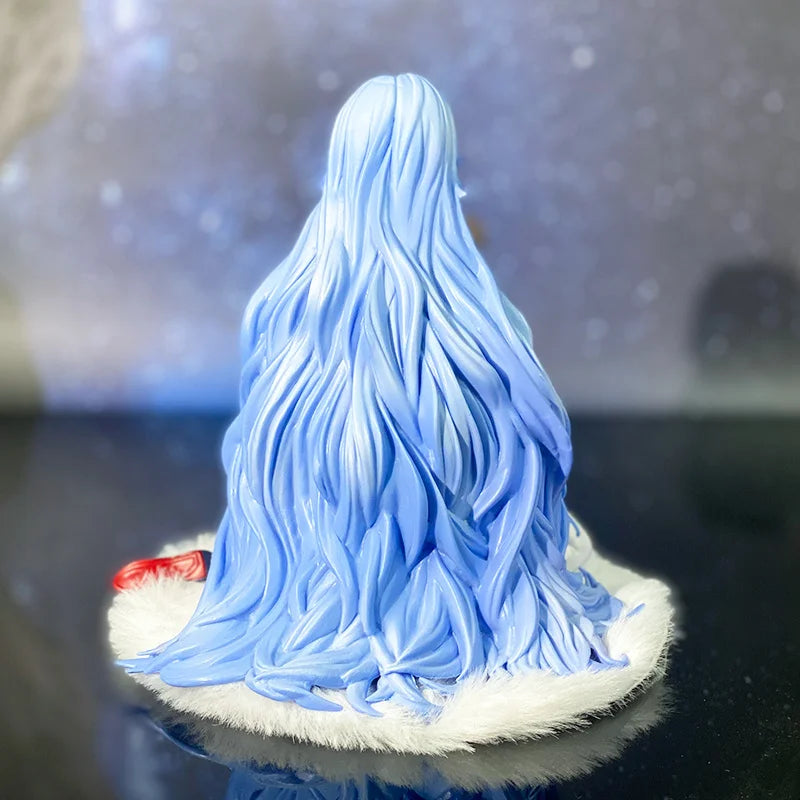 New Century New Theater Version Long Hair Kneeling Asuka Langley Beautiful Girl Anime Model Collectible Figure Gift
