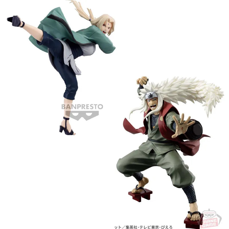Auf Lager Original Bandai Banpresto Bfc Naruto Weltkrieg Jiraiya Junior Naruto Tsunade Kakashi Rock Lee Action Figur Modell Spielzeug