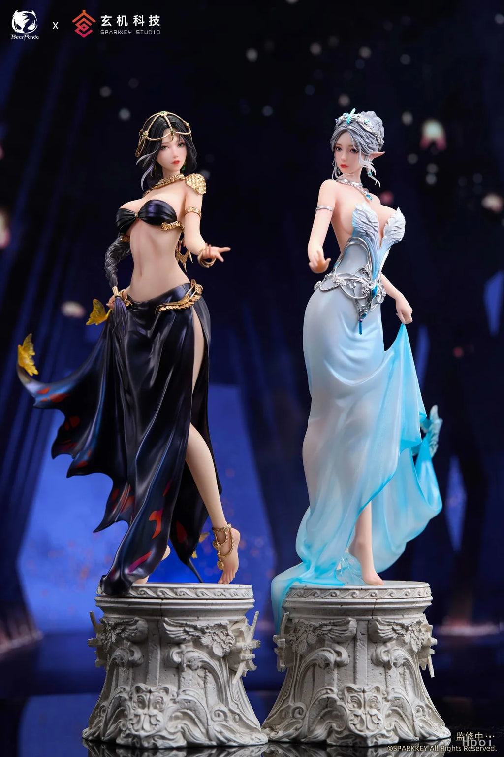 +In Stock Original BearPanda Ghost Sword Hai Fengling Encounter Ver 40cm Animation Statue Ornament Doll 1/6 Figure Model