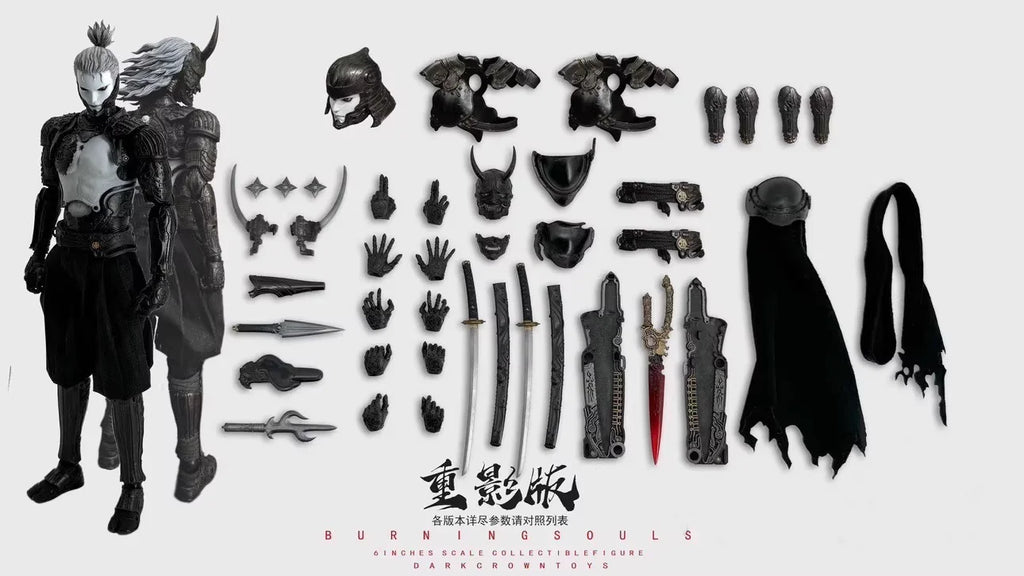 In Stock DARKCROWN TOYS Burning Souls 1/12 6 INCHES SCALE Action Figure Anime Model Trendy Toys Desktop Doll Collectibles