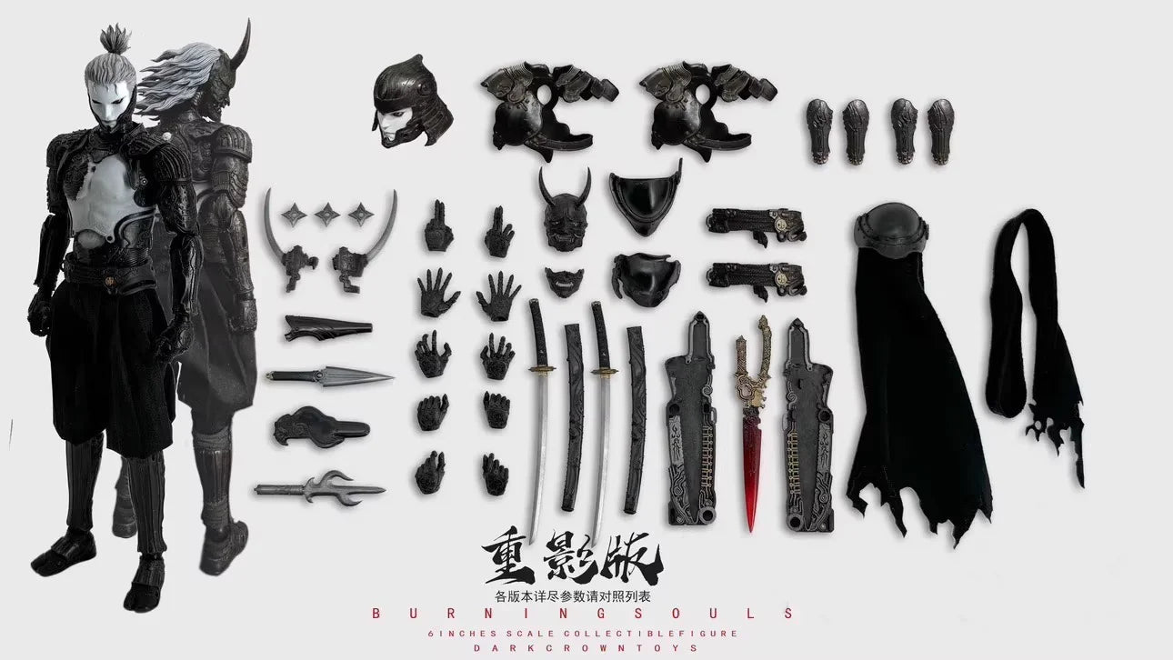 In Stock DARKCROWN TOYS Burning Souls 1/12 6 INCHES SCALE Action Figure Anime Model Trendy Toys Desktop Doll Collectibles
