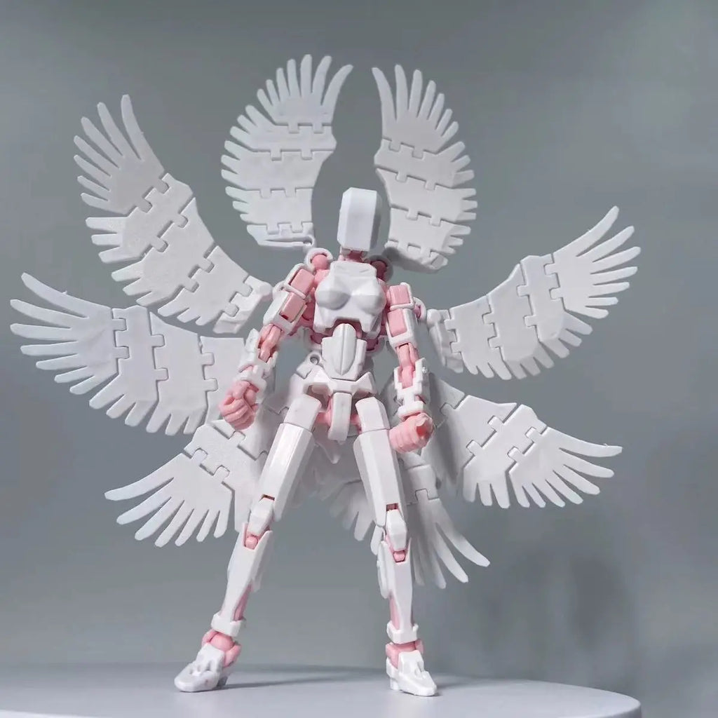 Dummy13 Series Eight-Winged Angel Colorful Hand Office Cheap Three-Dimensional Multi-Joint Movable Action Figure Assembly Model