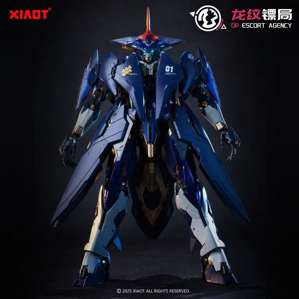 In Stock XIAOT LING YAO Assembly Model Kit 1/100 DP-H01 Dragon Mark Agency Instruction Manual Action Figure Robot ABS Toy