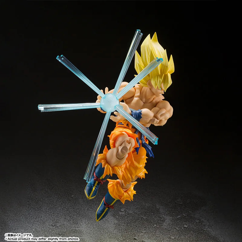 Bandai Original Genuine Figure Dragon Ball Model Kit SHF Son Goku Iegendary Super Saiyan Collection Action Figure Model Toys