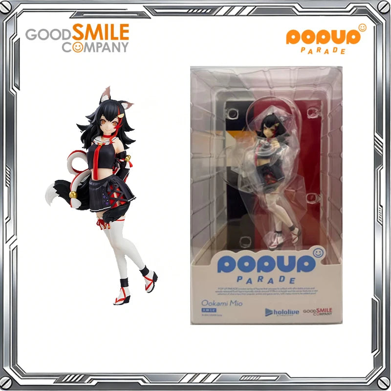 Good Smile Original POP UP PARADE hololive Anime Akai Haato Ookami Mio Aqua Sakamata Chloe Houshou Marine Action Figures Gift