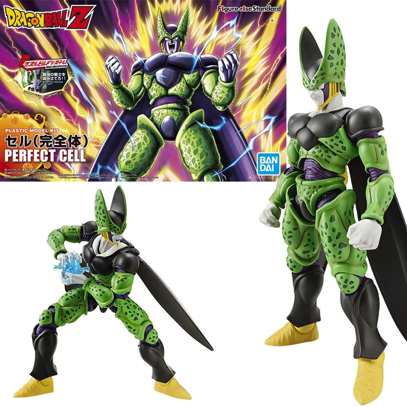 Bandai Genuine FRS Dragon Ball Son Goku Son Gohan Vegeta Frieza Super Saiyan Anime Action Figure Assembly Model Toys Gift Kids