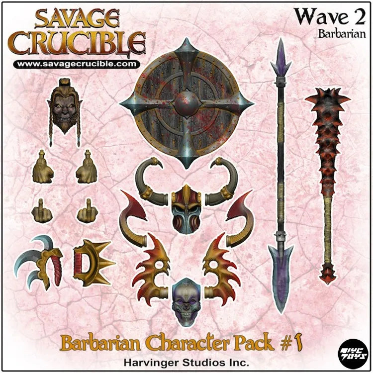 In Stock Series Savage Furnace 2 HS Studio 1/12 Scale Male Soldier Barbarian  Waves Full Set Model Action Figure Gifts