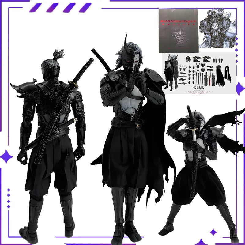 New Spot Dark Crown Original Authentic Burning Soul 6-inch Series 1/12 Double Shadow Version Movable Doll Toy Gift Collectibles