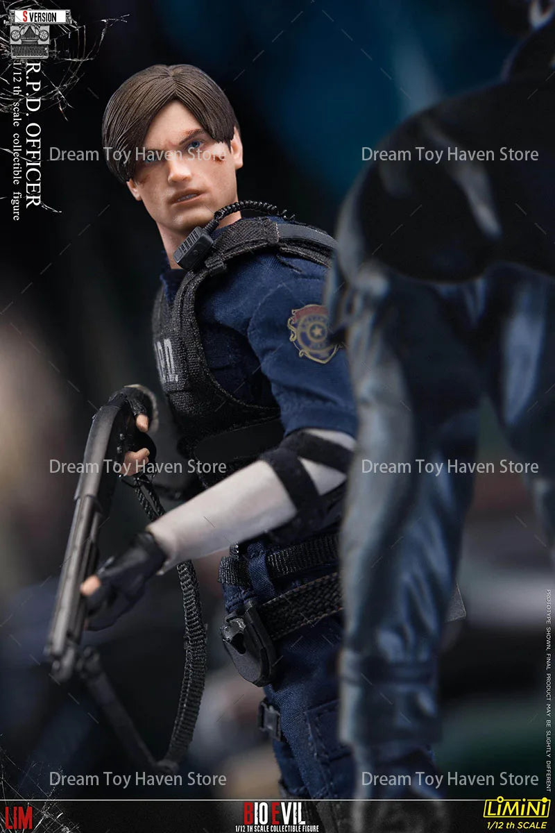 LIMTOYS 1/12 Scale Male Soldier Leon Action Game Police Officer Full Set 6Inch Action Figure Model Best Collectible Dolls