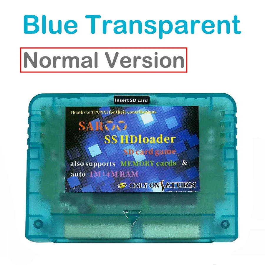2025 Newest V0.7 SAROO SS HDloader Game Reader Cartridge Card Support SD TF Menory Cards Play Games Without CD for Saturn System
