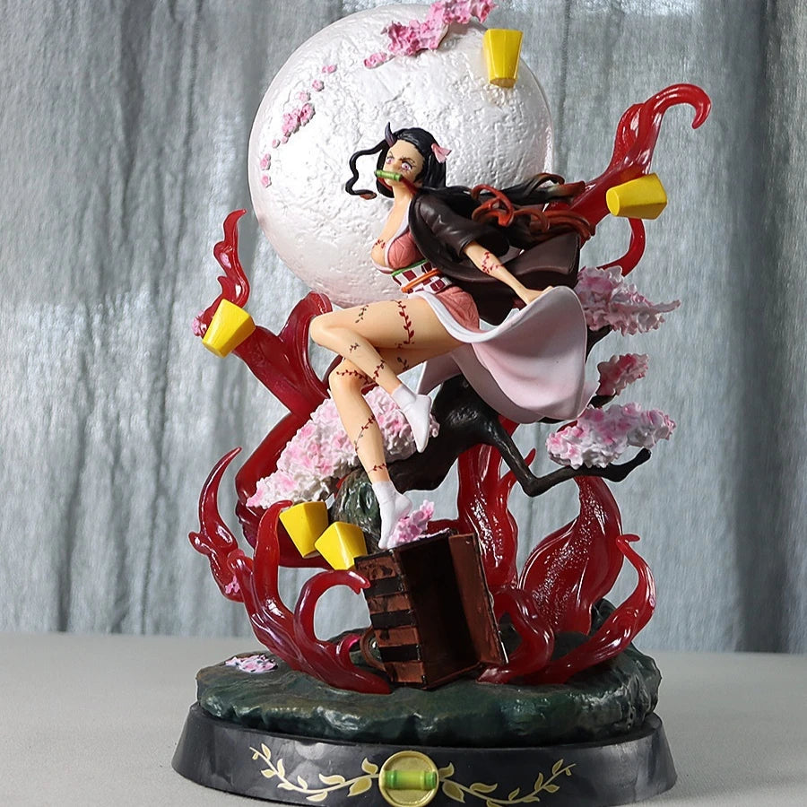 15cm/31cm Demon Slayer Anime Figure Kamado Nezuko Gk Statue Adult Demon Action Pvc Model Collectible Children'S Toys Gifts