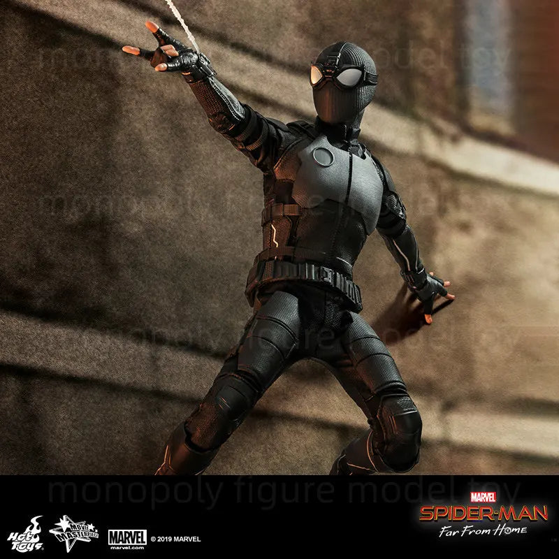 In Stock HotToys HT Spider-Man Stealth Suit Version Ordinary Deluxe 1:6 Doll Figure Toy Ornament