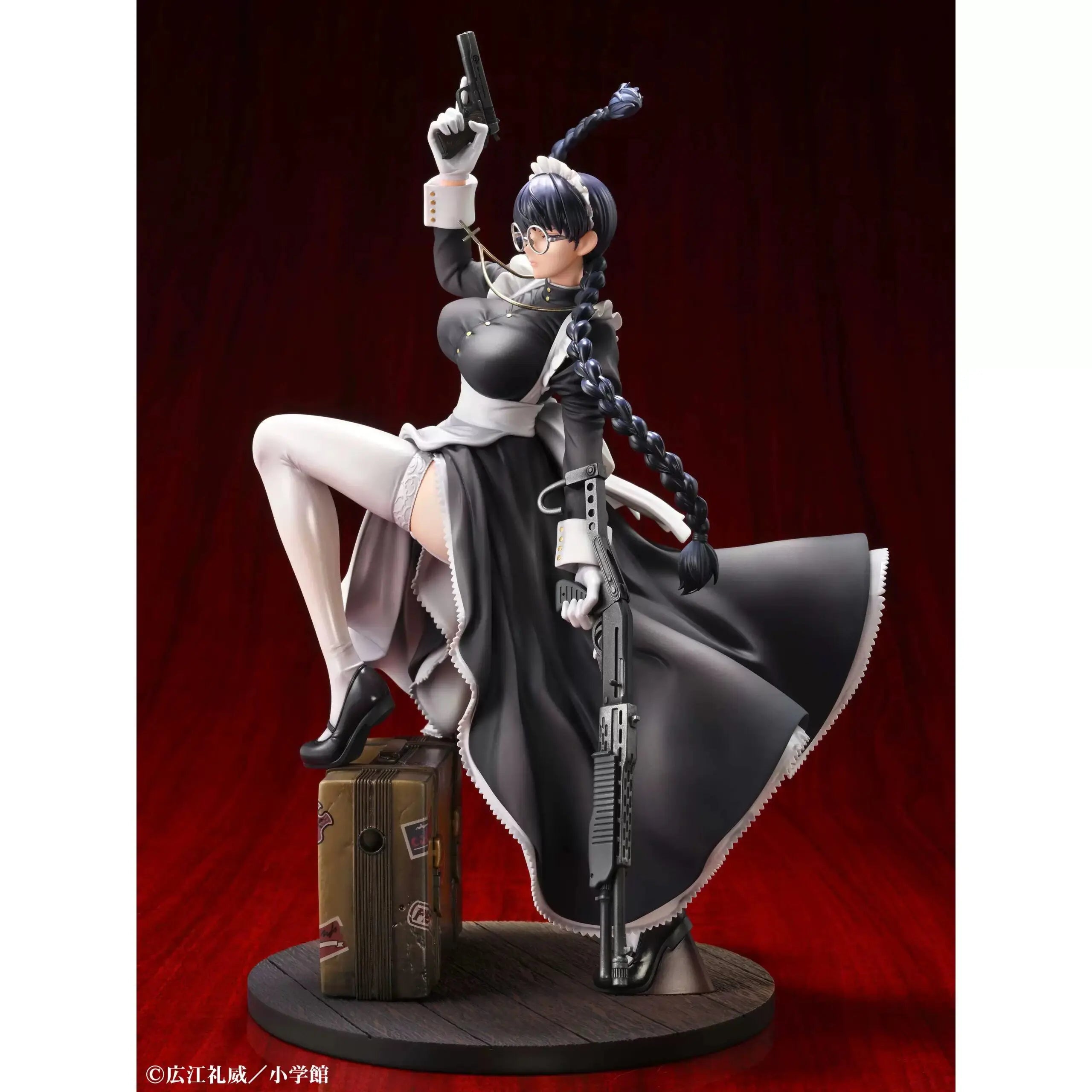 Original MEDICOS 1/7 Roberta 29CM PVC Anime Figure Black Lagoon Collectible Statue Model (Bonus Available)