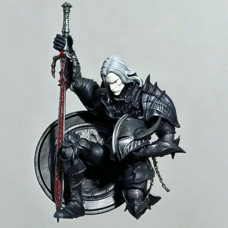 Harvinger Studios Action Figure Elric Of Melnibone 1 12 Scale Articulated Black Armor Red Cape Collectible Model For Adult