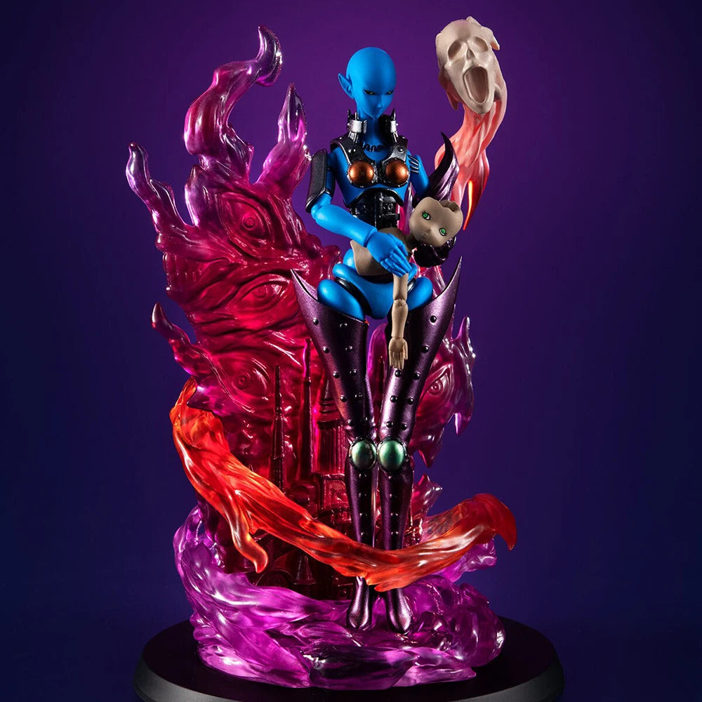 100% Original in Stock MegaHouse Monsters Chronicle Yu-Gi-Oh! Duel Monsters Dark Necrofear Dark Necrofear Anime Figure