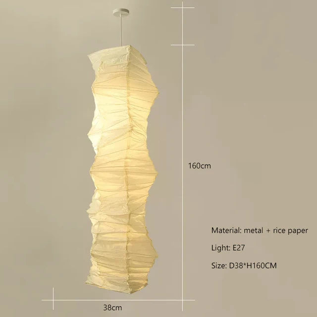 Janpanese Akari Rice Paper Lamp modern Noguchi Yong Pendant Lamp Living Room Bedroom Corner Designer Light