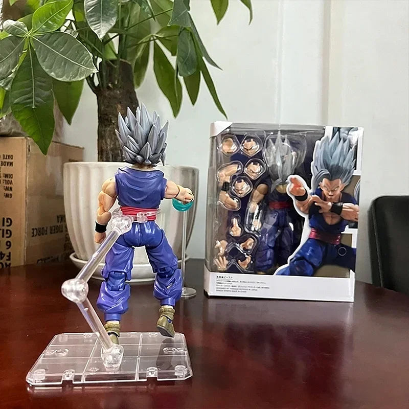 17cm SHF Dragon Ball Super Saiyan Son Gohan Beast PVC Movable Action Figure Anime Collection Model Toys Gift