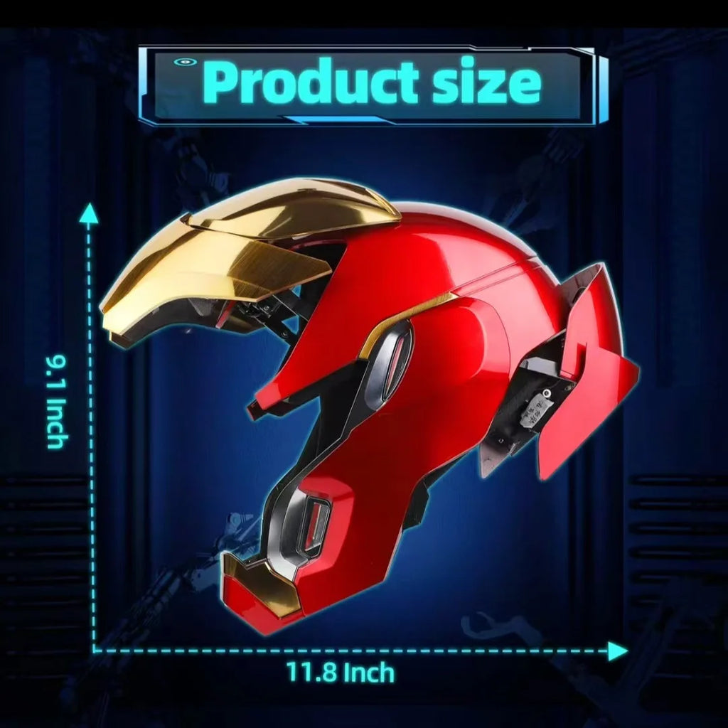 Iron Man Mk50 Figure 1:1 Wearable Cos Mask Voice-Activated Deformation Helmet Around Animation Derivatives Model Toy Gift Boy
