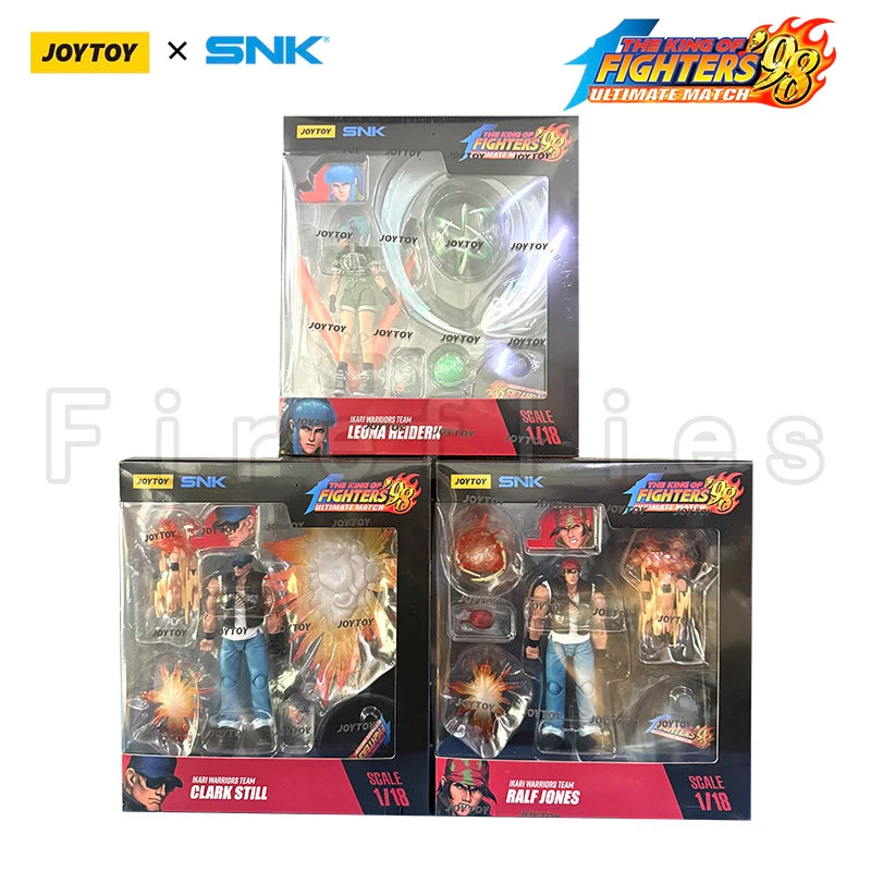 1/18 JOYTOY Action Figure SNK KOF'98UM Ikari Warriors Team Anime Model Toy