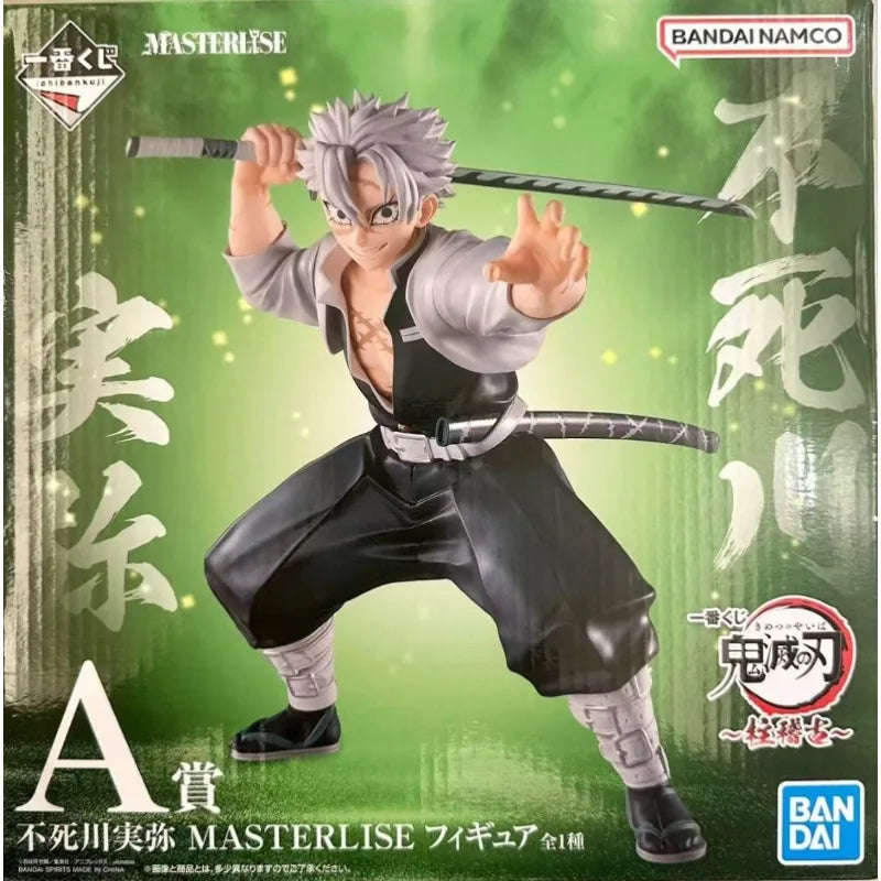 In Stock Original BANDAI Ichiban Kuji Demon Slayer Shinazugawa Sanemi Iguro Obanai Tomioka Giyuu Sabito Anime Figures Toy Gifts